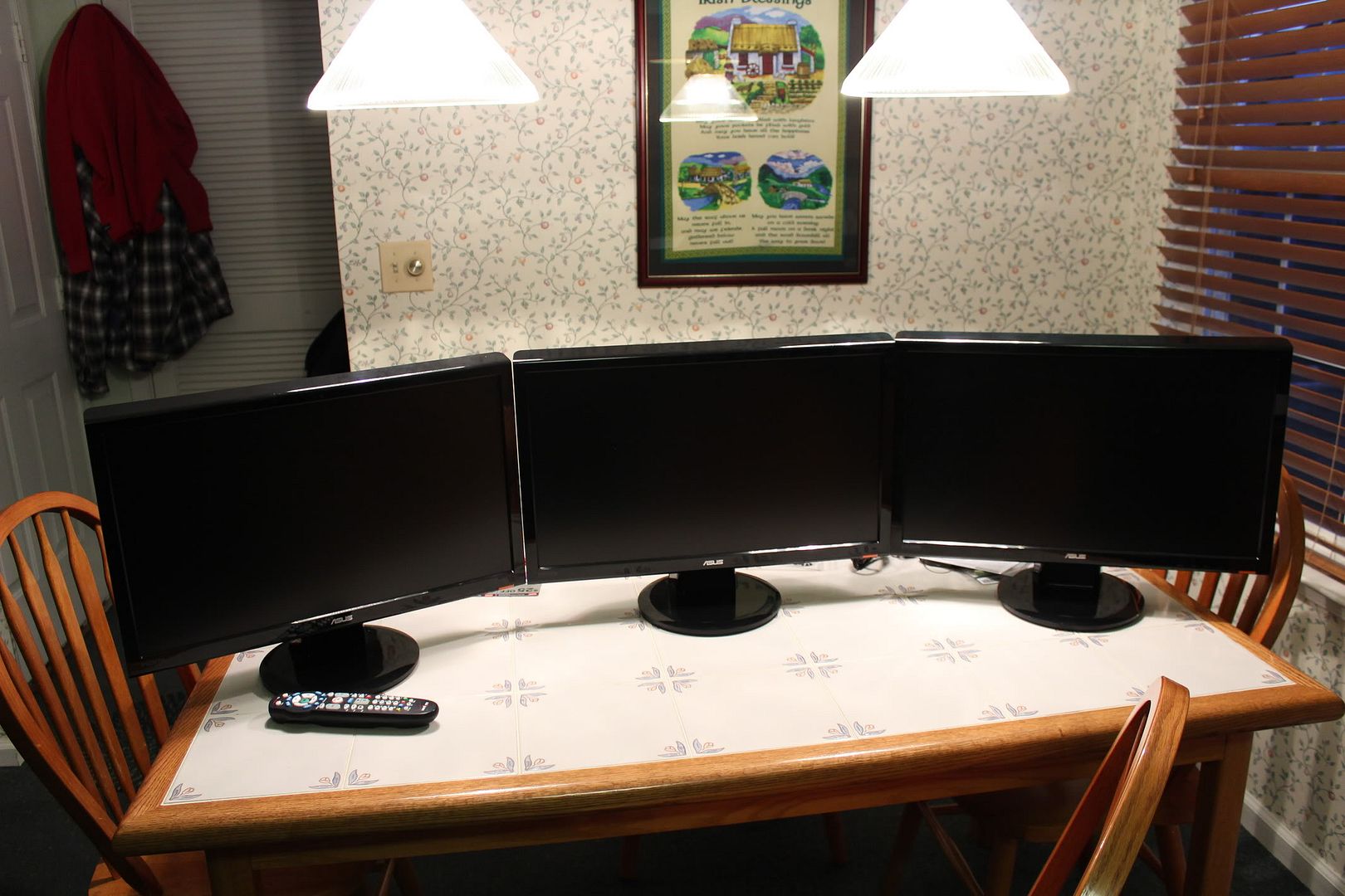 DIY Triple Monitor Mount